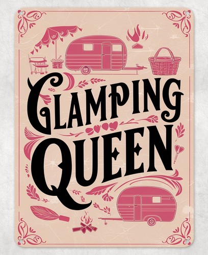 Glamping queen caravan tent - glamping,