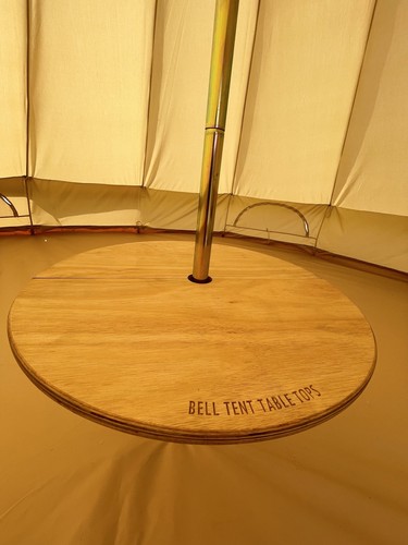 Bell tent centre pole tables - centre,
