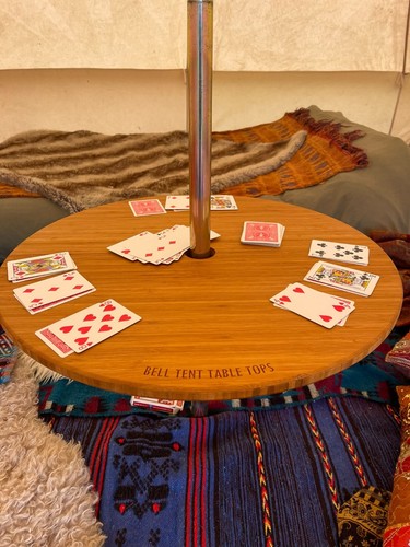 Bell tent centre pole - tent, tables