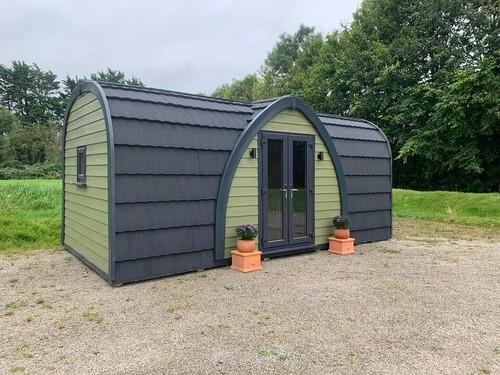 Composite glamping pod with - glamping,