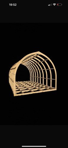 Glamping pod frame kit 2m - kit, (3.2m